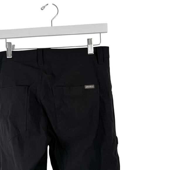 Eddie Bauer Mens Tech Pant Black Travel Hybrid Golf Work Outdoor Size 32x32 - Picture 5 of 6
